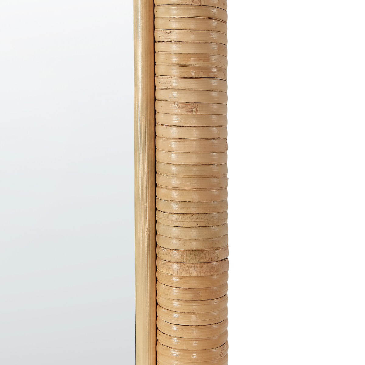 Lustro stojące MONTOT 150 cm Rattan Naturalny