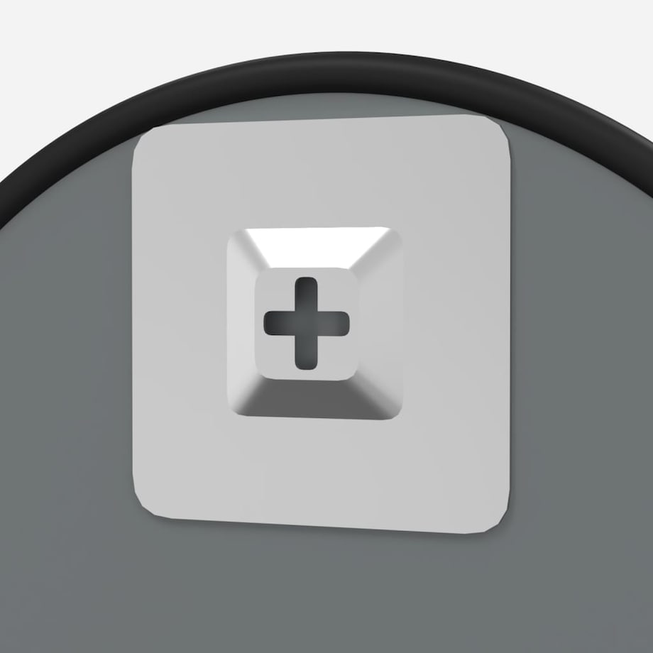 vidaXL Lustro ścienne, czarne, Ø 50 cm, okrągłe