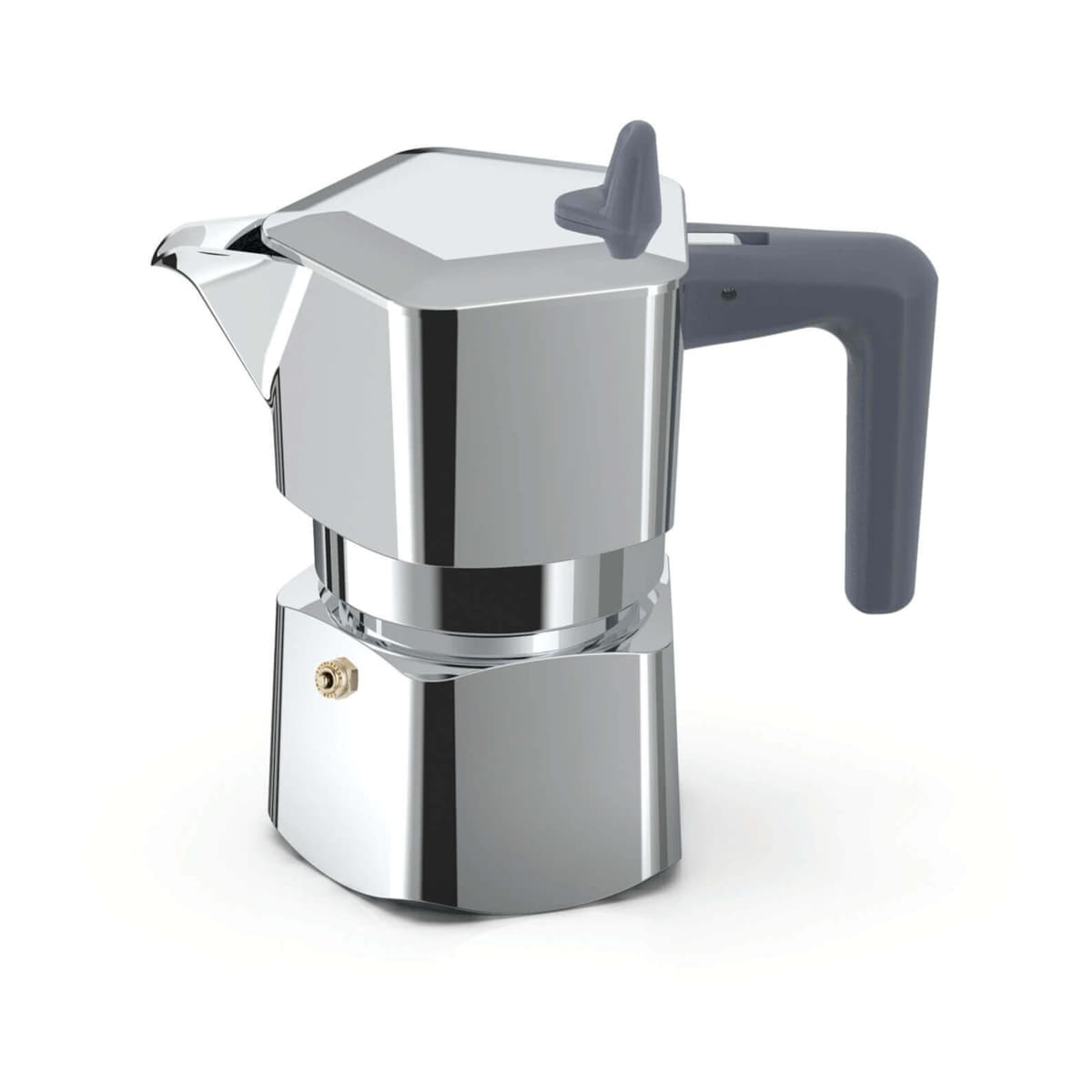 PEZZETTI PENTAEXPRESS Aluminiowa kawiarka (1 filiżanka) - Srebrny