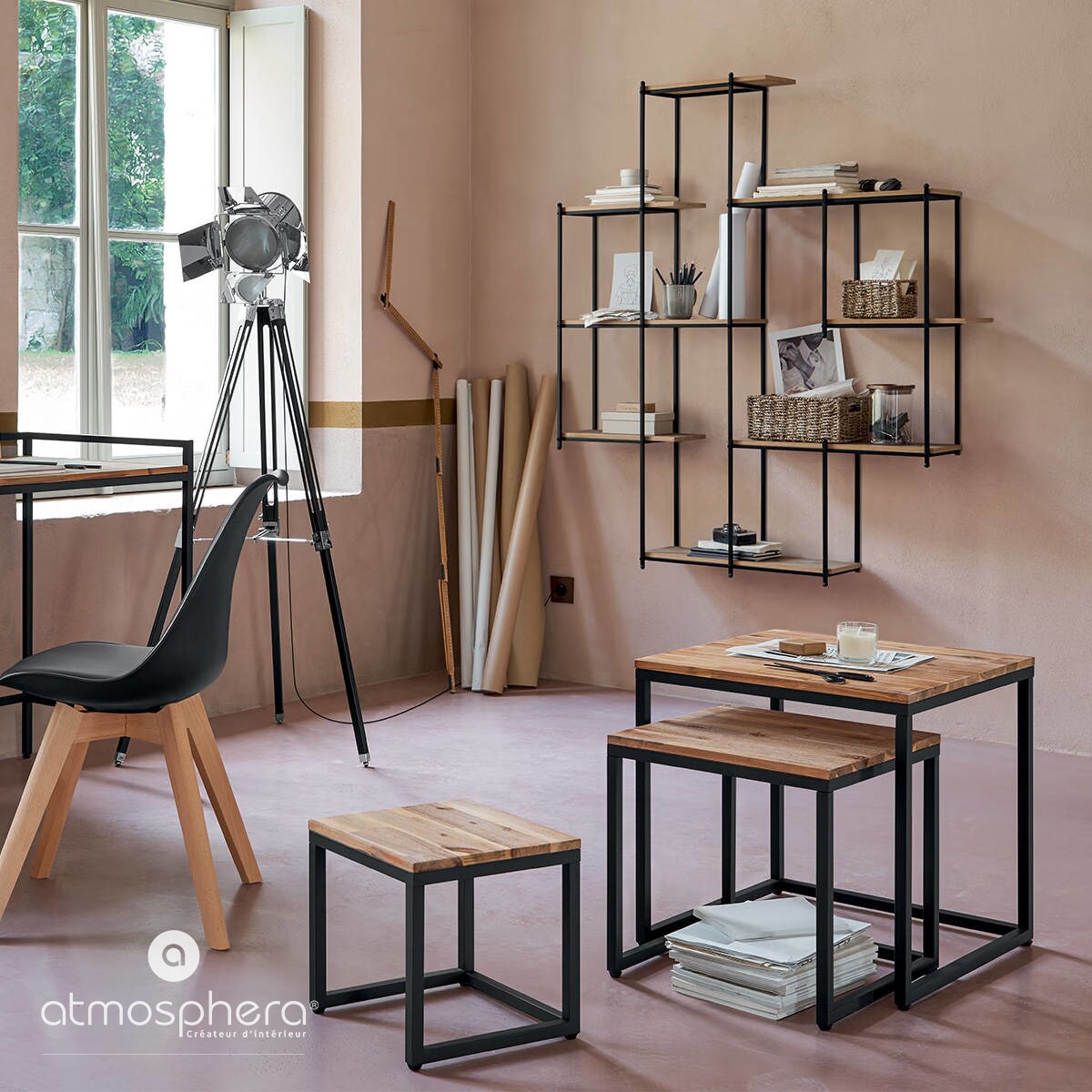 Komplet nowoczesnych stolików kawowych, 3 rozmiary, zestaw