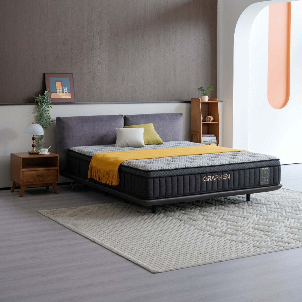 Materac Graphen Zikssen 180x200 cm
