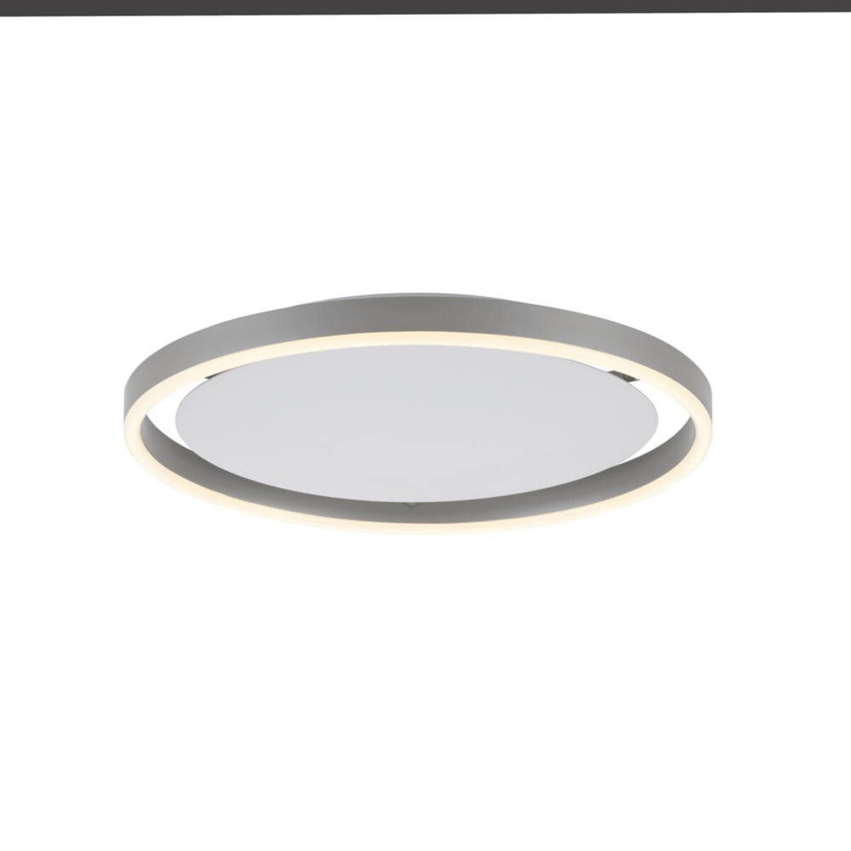 Okrągła lampa sufitowa Ritus LED 20W salonowa aluminium