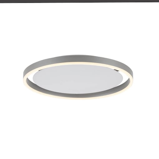 Okrągła lampa sufitowa Ritus LED 20W salonowa aluminium