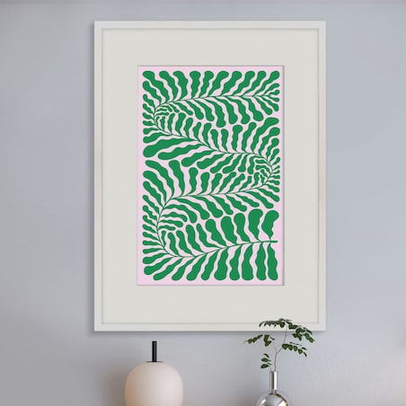 Ramka na zdjęcia z passe partout ramka 60x80 cm z okienkiem passe partout na zdjęcie 40x60 cm kolor biały FRAMAI®
