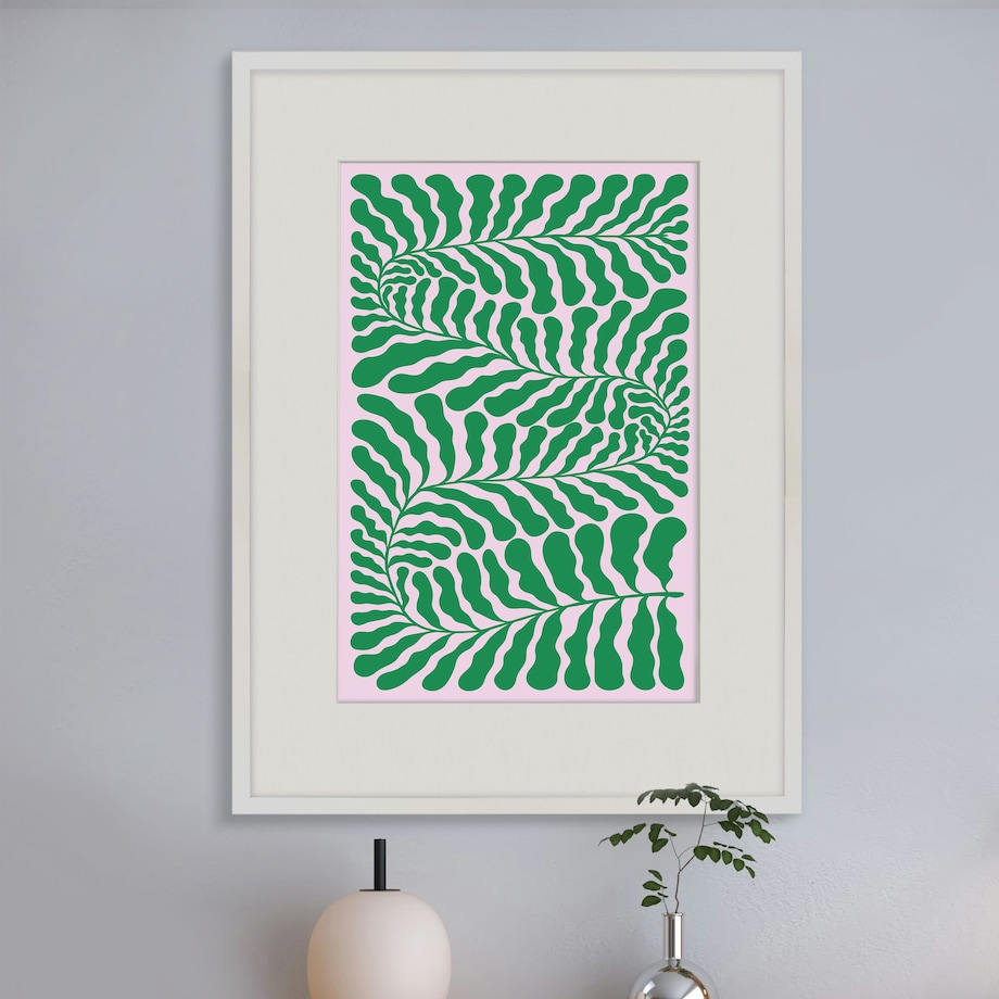 Ramka na zdjęcia z passe partout ramka 60x80 cm z okienkiem passe partout na zdjęcie 40x60 cm kolor biały FRAMAI®