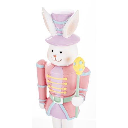 Figurka - Królik w różowym mundurze 28x7,5x8 cm SUNDALO