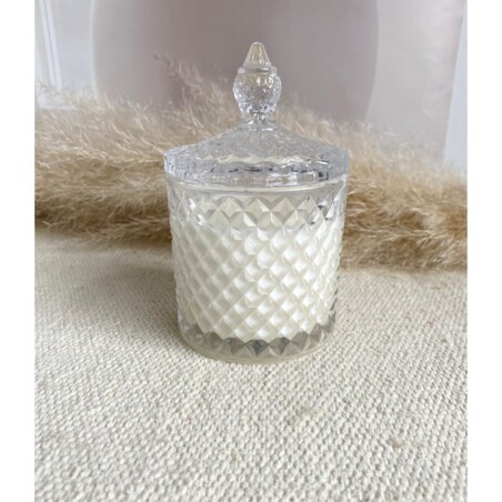 Vanilla & Coffee Beans- 200 gram ekologiczna naturalna świeca sojowa Crystal (dostępne inne zapachy)