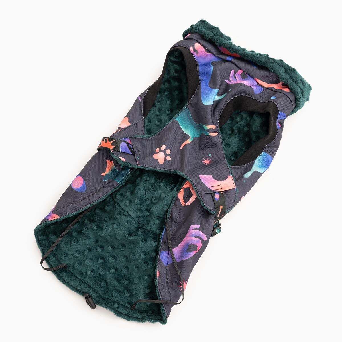 Kurtka dla psa "Psychodelia" - Rozmiar: XL