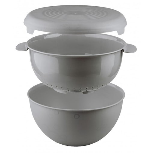 Miska z durszlakiem i pokrywką, Ø 24 cm
