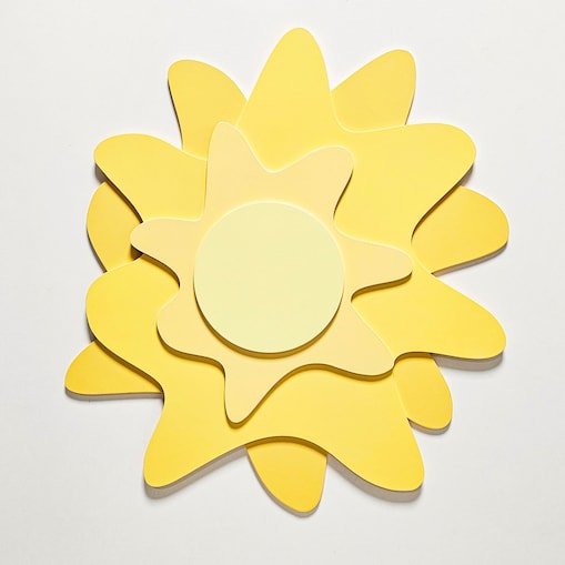 Dekoracja Ścienna Słoneczko - Ozdoba do Pokoju Dziecięcego