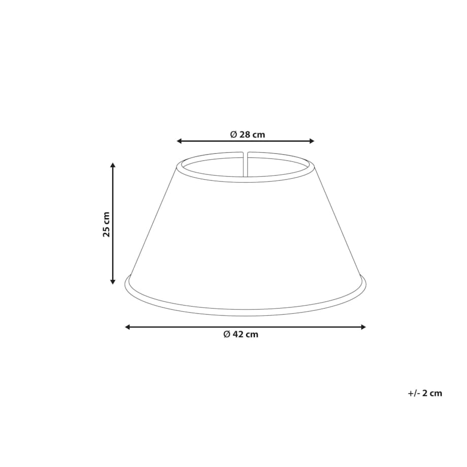 Osłonka pod choinkę NEIGE Trawa morska Naturalny 42 cm