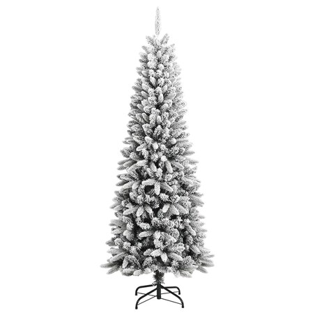 vidaXL Sztuczna choinka pokryta śniegiem, 240 cm, PVC i PE