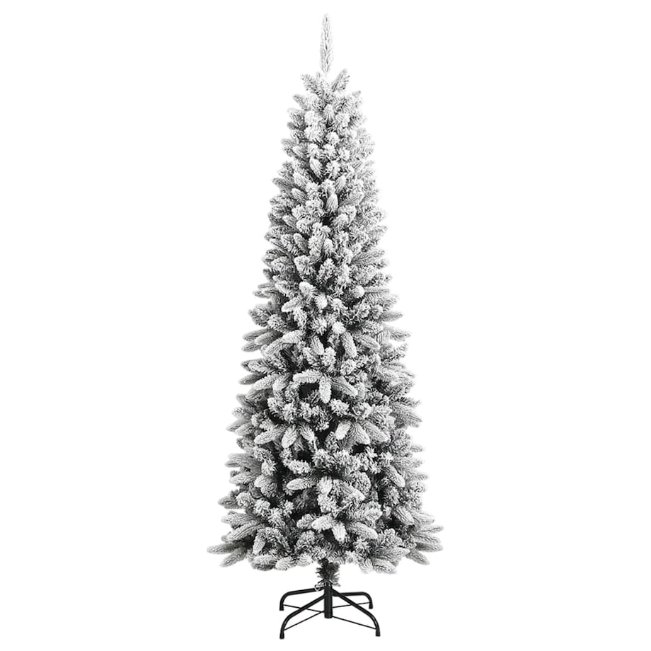 vidaXL Sztuczna choinka pokryta śniegiem, 240 cm, PVC i PE