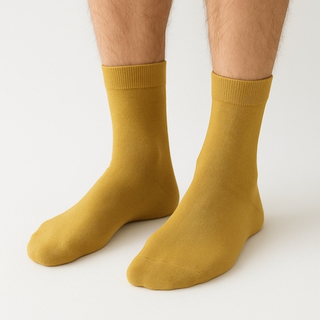 Miodowe skarpety męskie – Bawełna premium, rozmiar 39–43