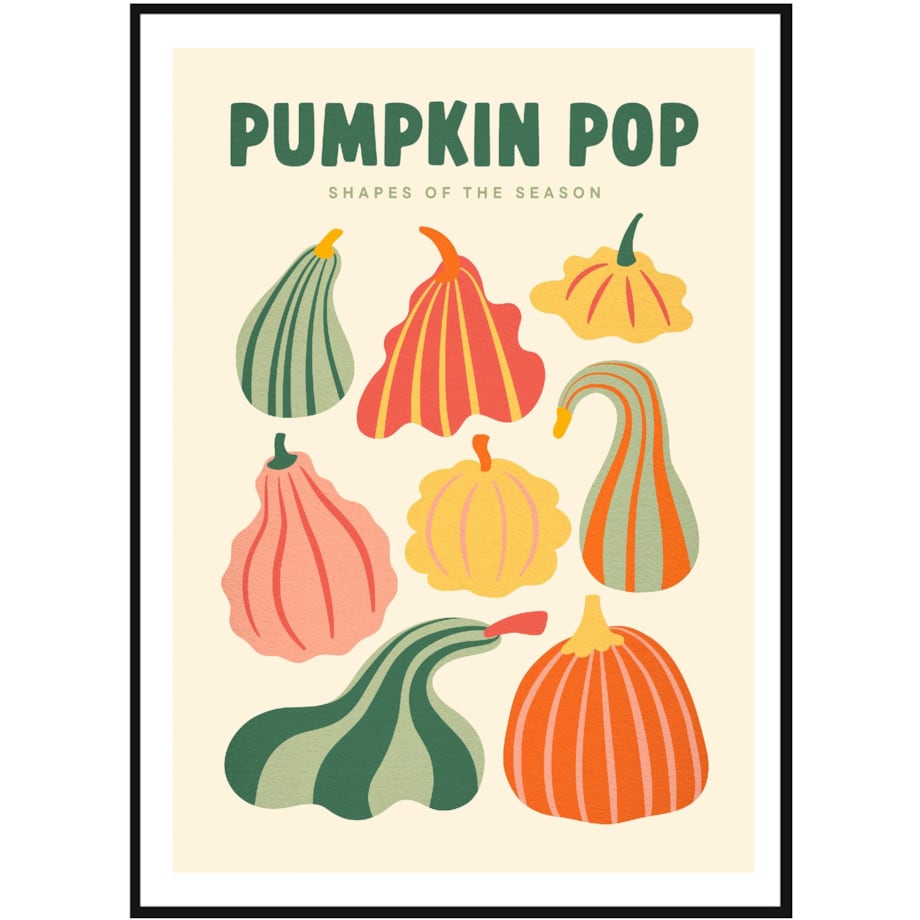 Poster Story, Plakat, Obraz - Pumpkin Pop, wymiary 60 x 84 cm