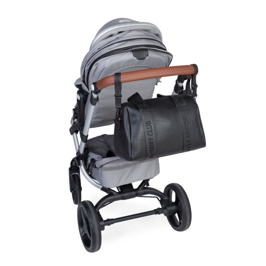 Childhome Torba do wózka Mommy Club Vegan Leather Black