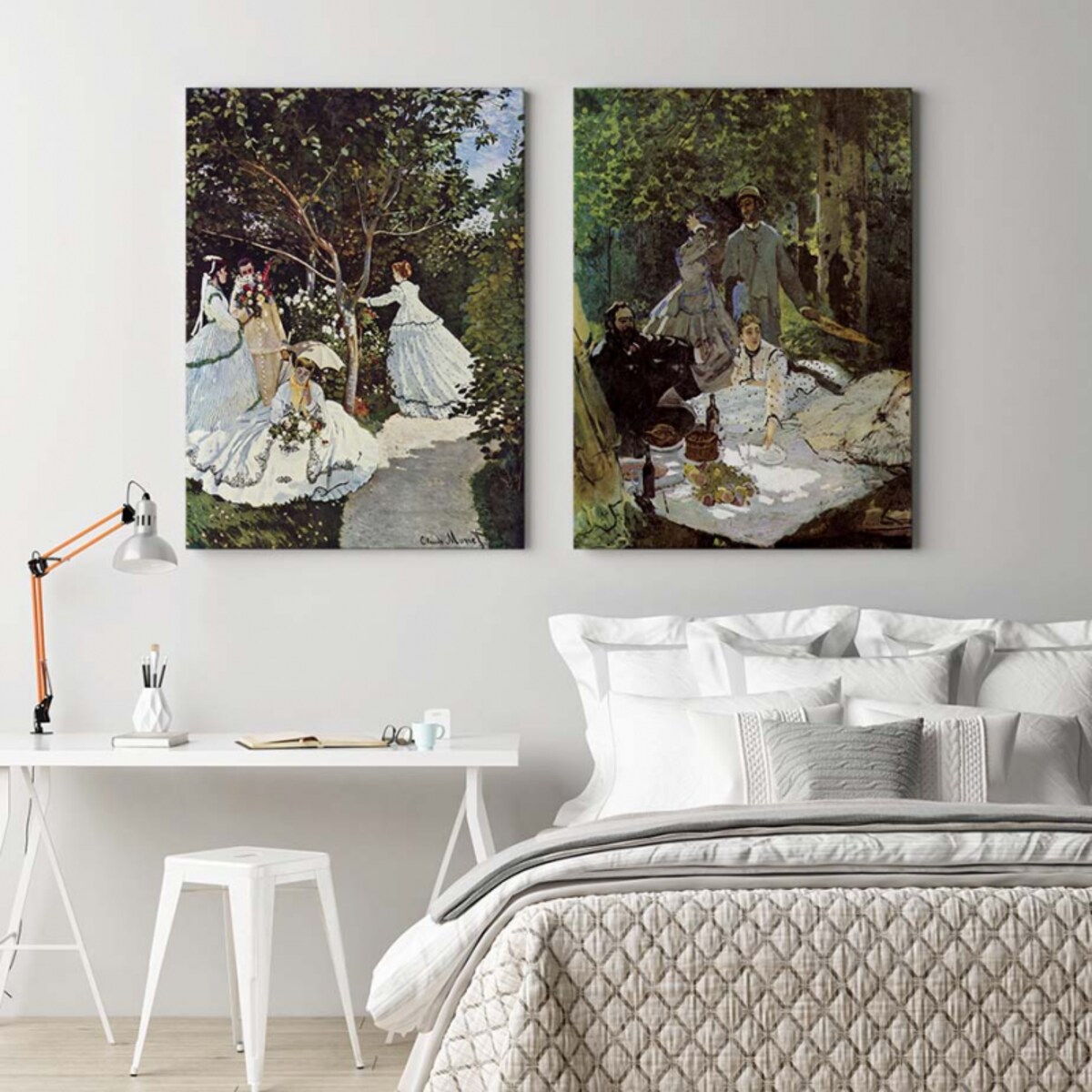 Obraz Kobiety w ogrodzie Claude Monet 40cm x 50cm