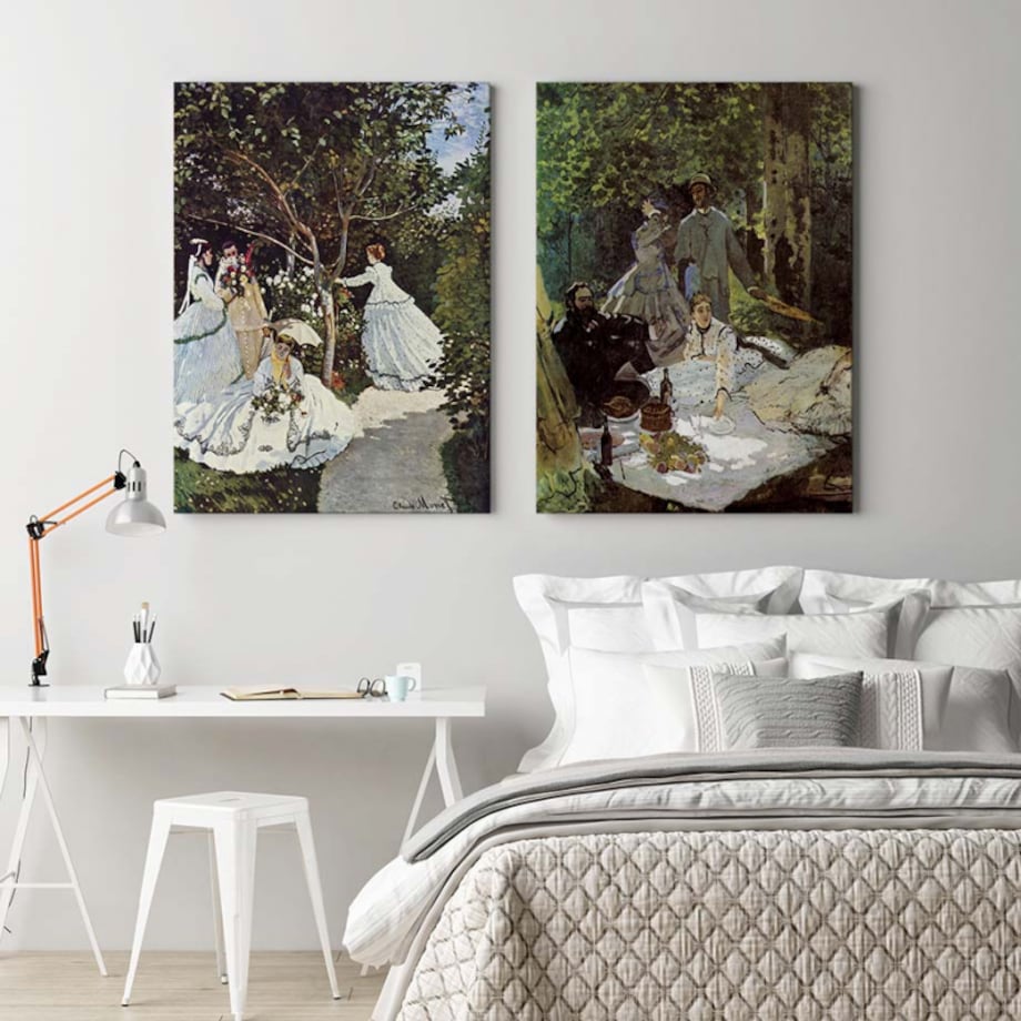 Obraz Kobiety w ogrodzie Claude Monet 40cm x 50cm