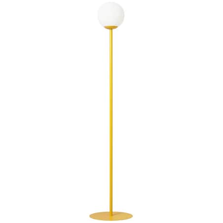 Stojąca lampa podłogowa Pinne Floor 1080A14 prosta żółta