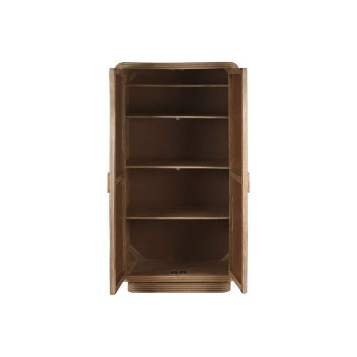 Komoda Szafa drewniano-rattanowa 190x100x55 cm VIVI - IV