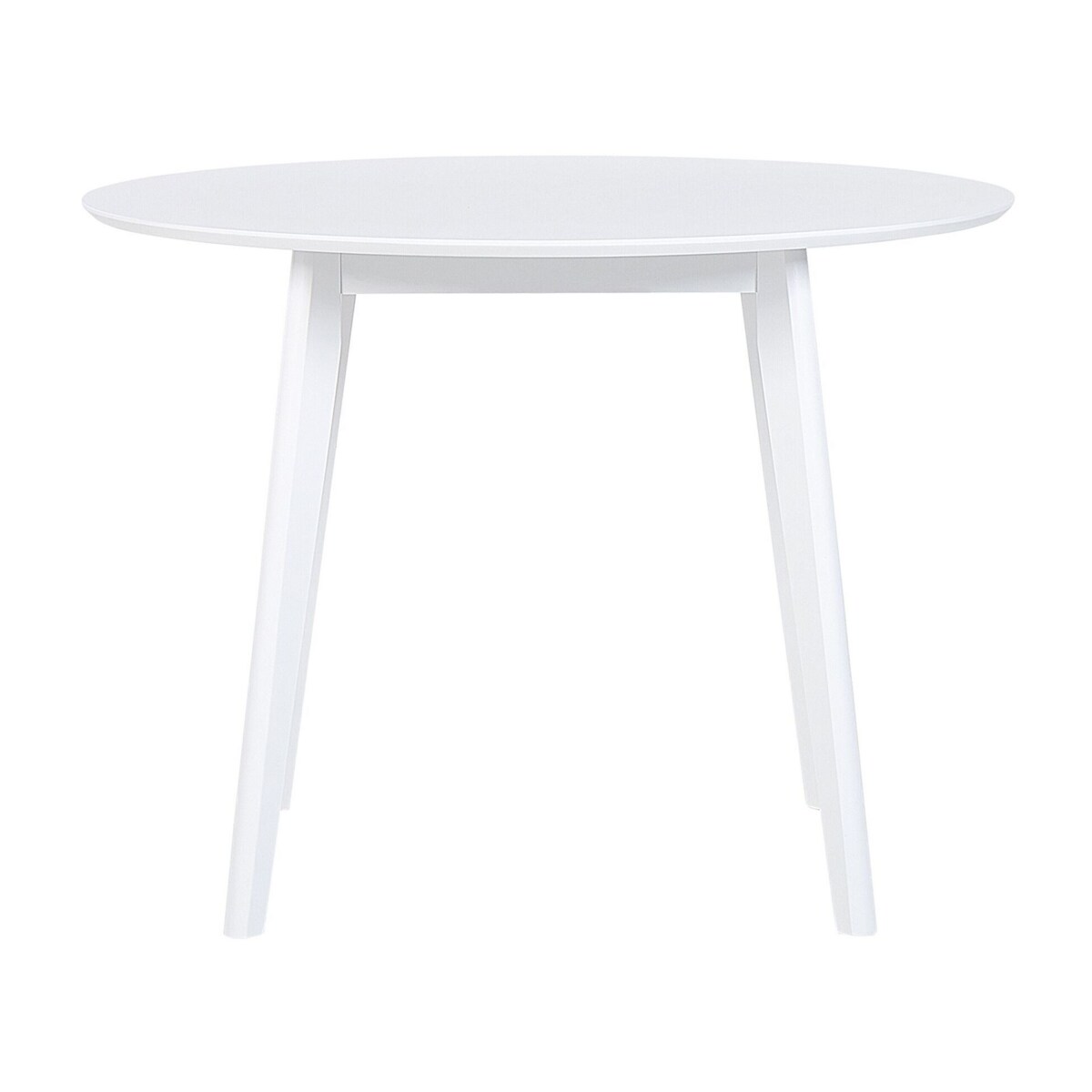 Zestaw do jadalni stół i 4 krzesła biały ROXBY