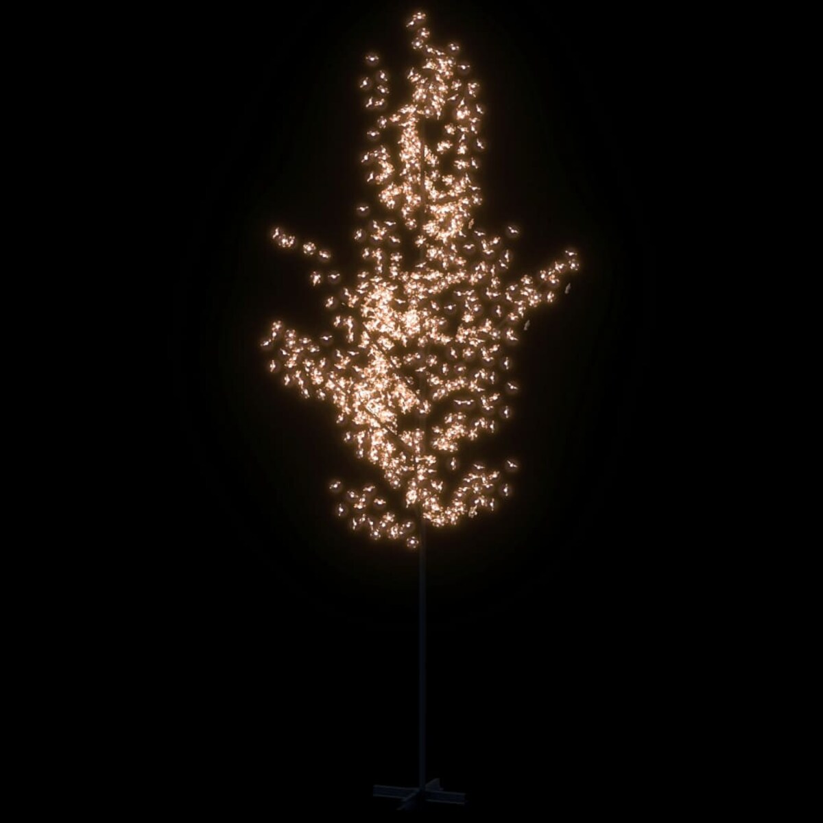 vidaXL Drzewko wiśniowe, 672 LED, ciepła biel, 400 cm