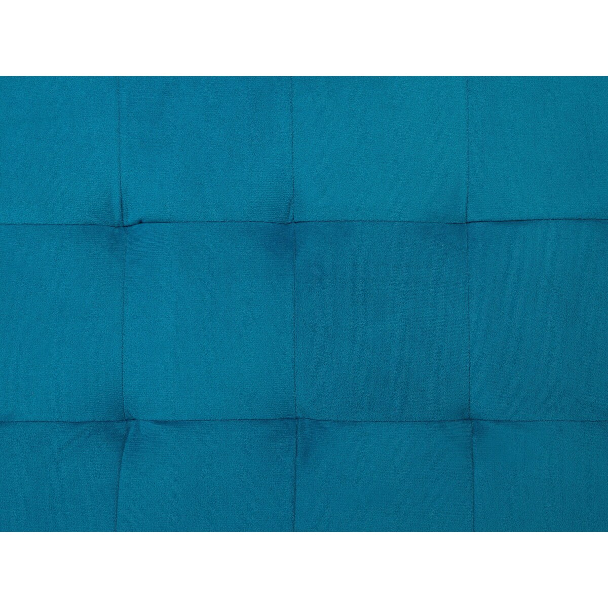 Puf ze schowkiem welurowy niebieski MICHIGAN