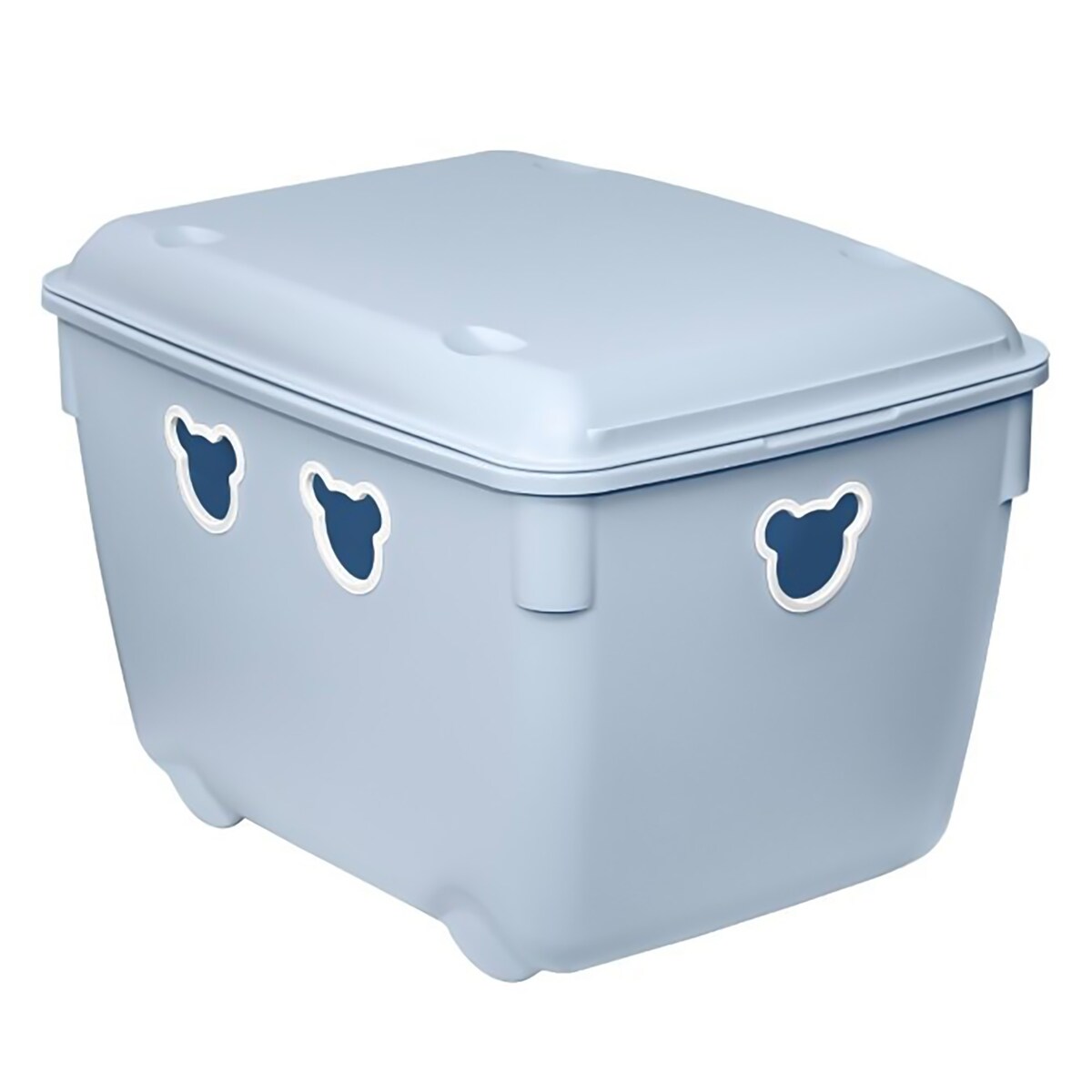 Pojemnik Plastikowy Na Zabawki 40 L Duży Miś Niebieski