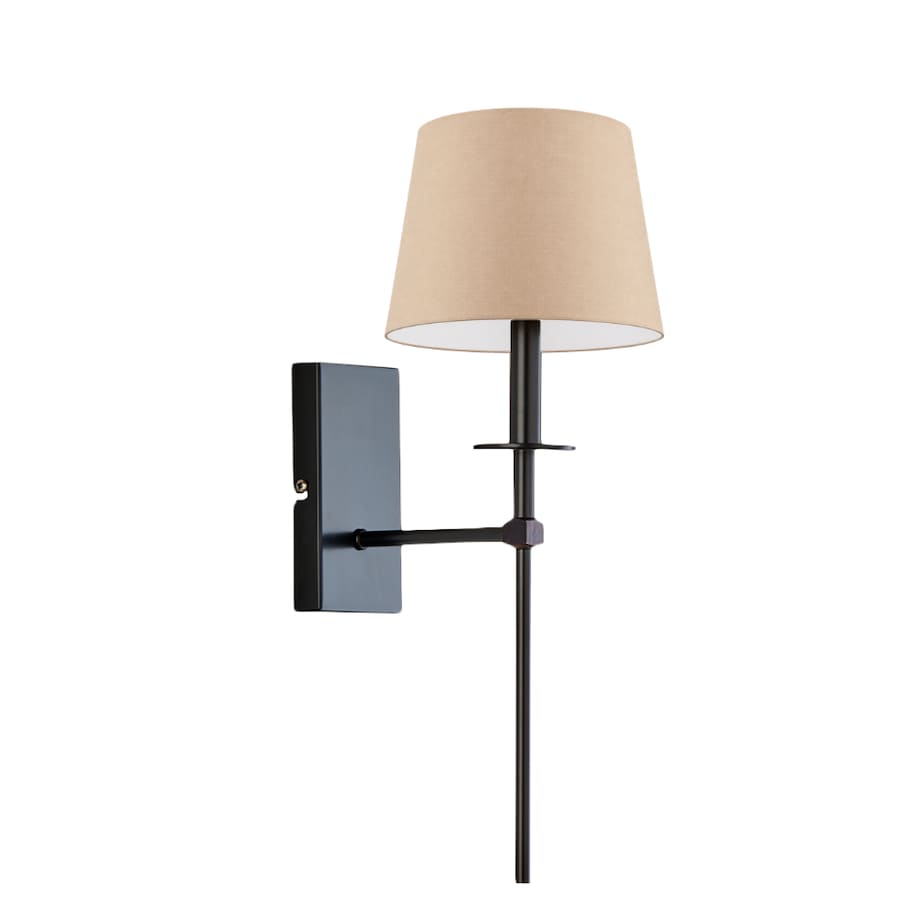 Kinkiet lampa ścienna lampa na ścianę z abażurem walec LOON