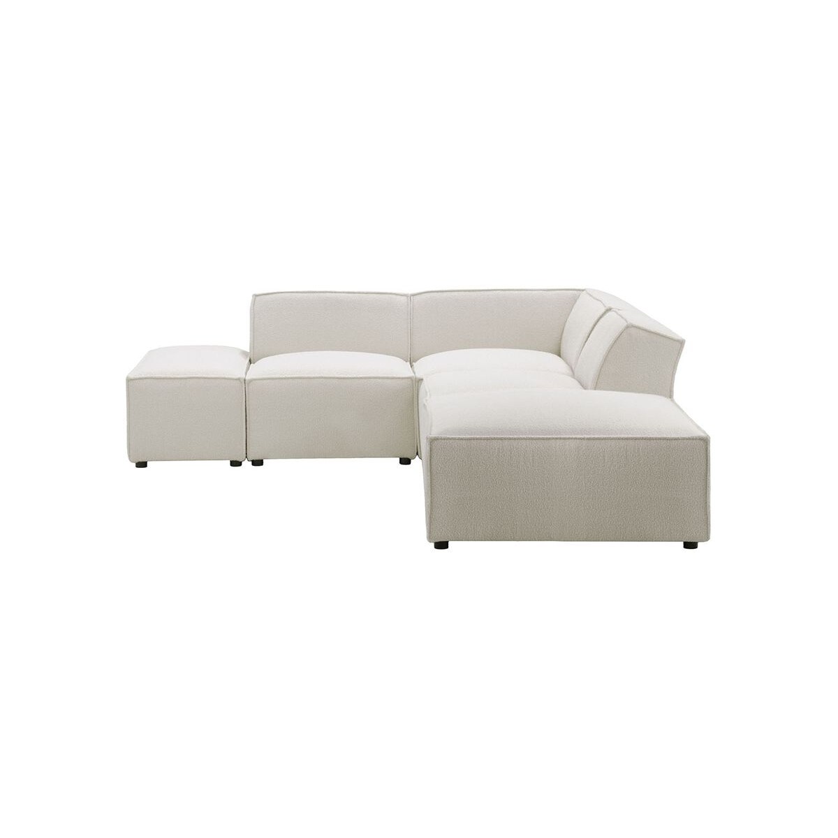 Narożnik modułowy Mojo-Teddy latte