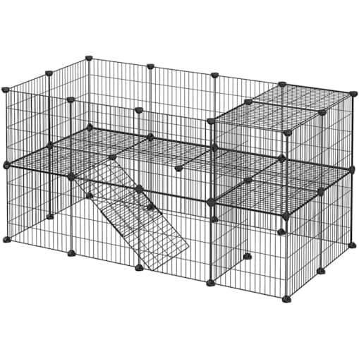 Zagroda Dla Zwierząt Kojec Składany Czarny