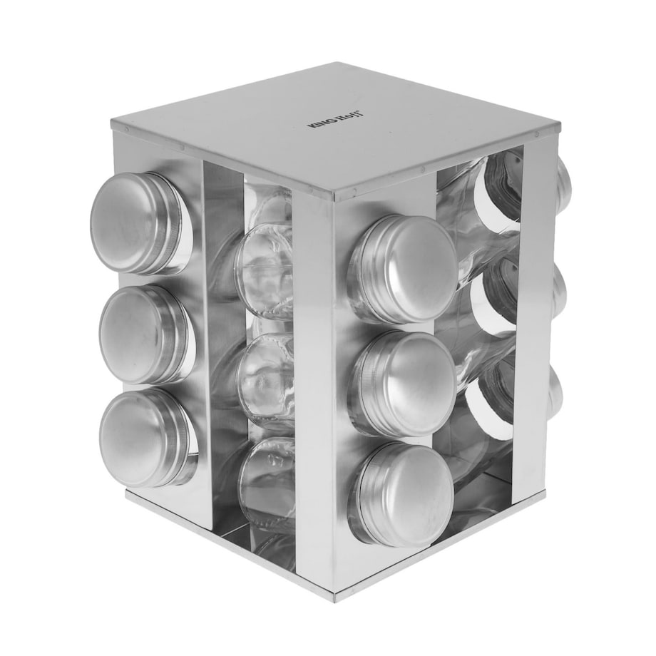 Zestaw pojemników na przyprawy 13 elementów przyprawnik KINGHOFF