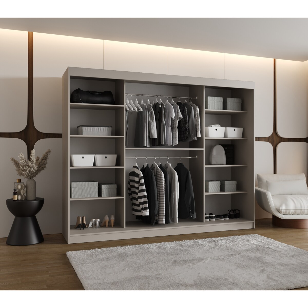 Szafa przesuwna ULTRA 250 kaszmir