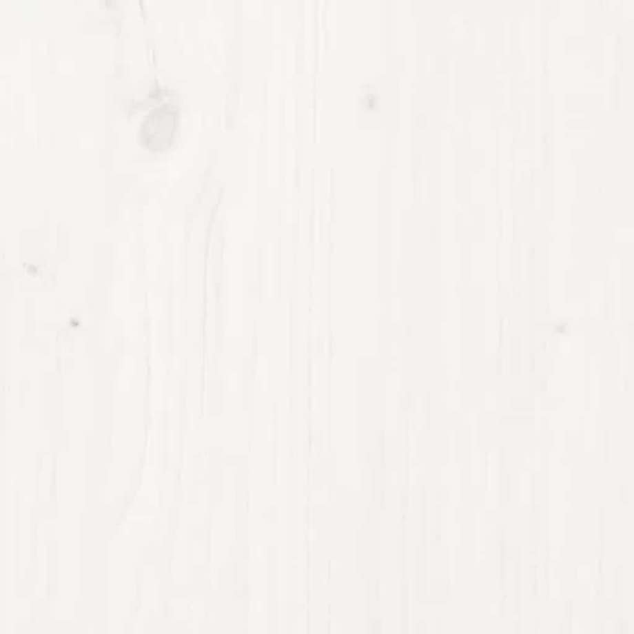 vidaXL Kosz na pranie, biały, 88,5x44x76 cm, lite drewno sosnowe