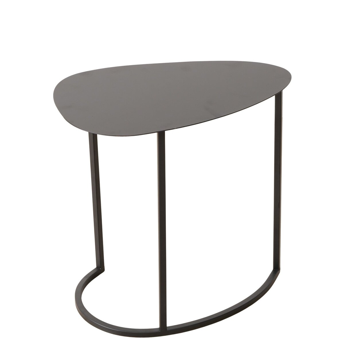 Zestaw dwóch stolików kawowych JERRY, łezka, metalowych