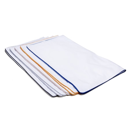 Pościel biała lamówka grafitowa, 160 x 200 cm, La Manta