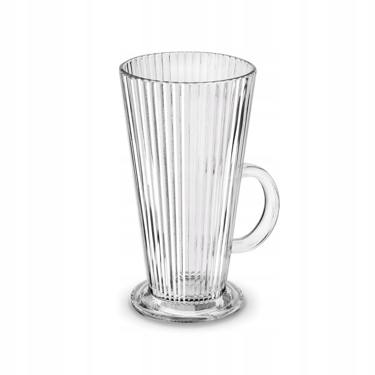 6x KUBEK szklanka 300 ml na herbatę kawę latte desery wysoka na nóżce