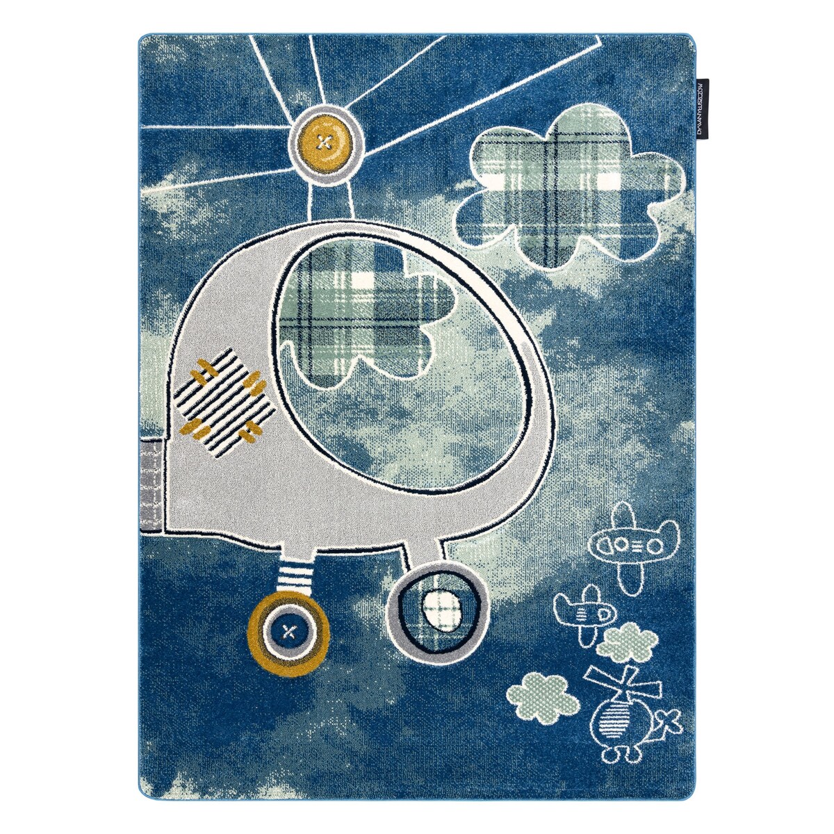 Dywan PETIT HELICOPTER helikopter, samoloty 160x220 cm
