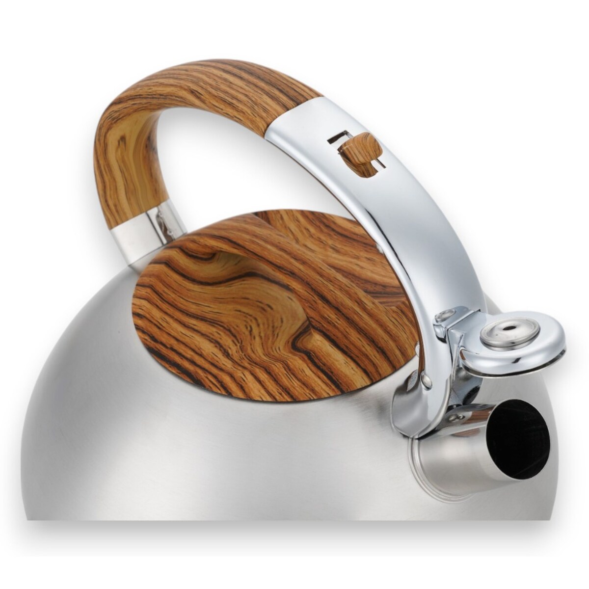 Duży Solidny Czajnik Z Gwizdkiem Stali Nierdzewnej 3L Na Indukcję Gaz