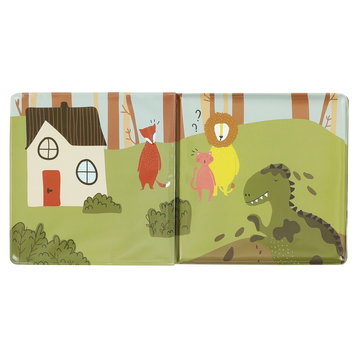 Kąpielowa książeczka do kolorowania - Błotny Dinozaur Trixie Baby