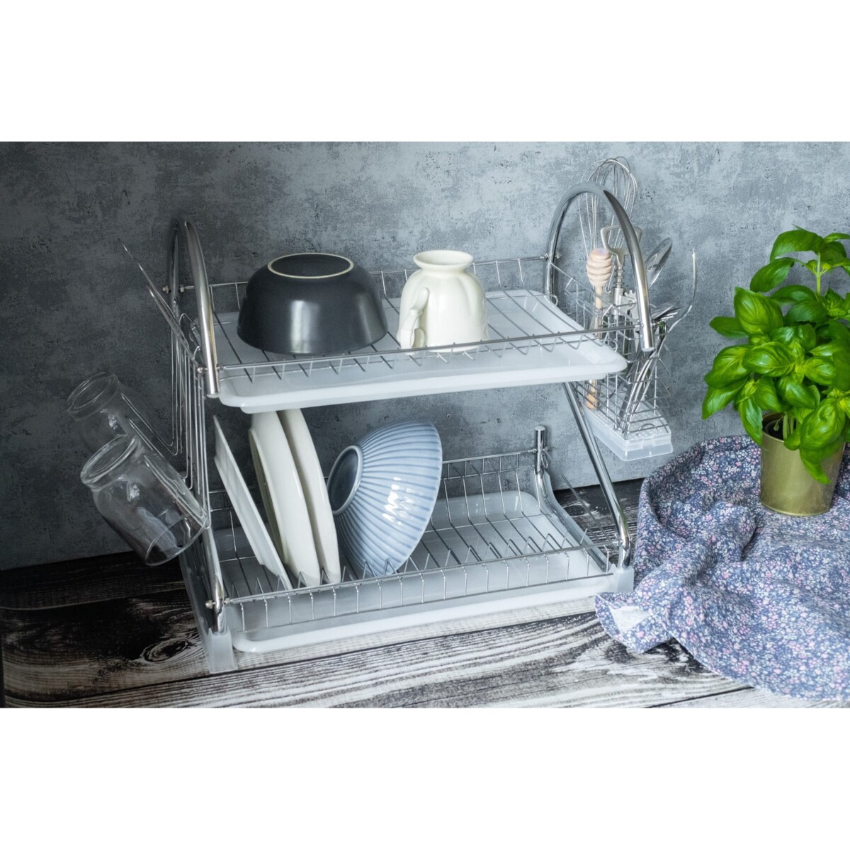 Suszarka do naczyń 56x25x38cm BRUNBESTE