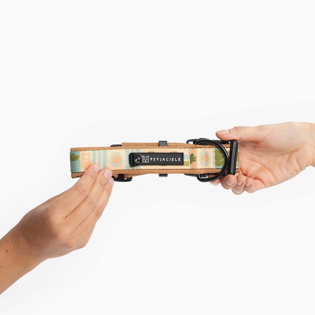 Obroża z klamrą SUPER SOFT "Piesss" - Szerokość taśmy: 38mm, Rozmiar: XL