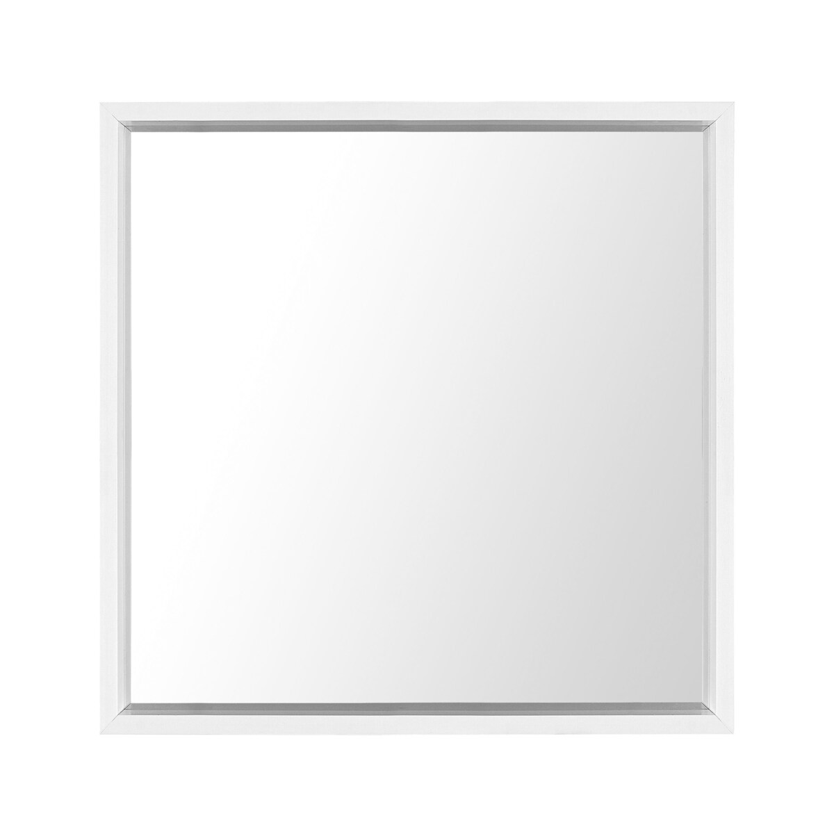 Lustro ścienne 50 x 50 cm białe BRIGNOLES