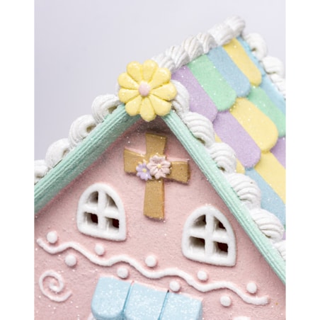 Dekoracja - wielkanocny domek LED 16x13x10 cm PASQUA