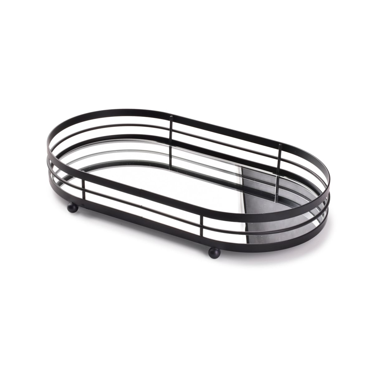 CEDRIC Podstawka taca 33x18,5xh5,5cm CZARNA