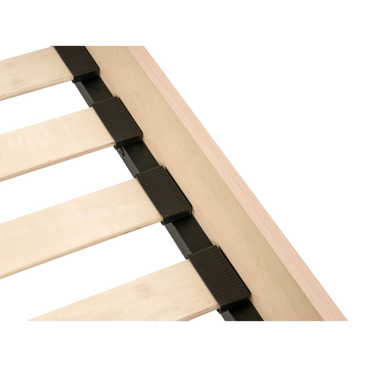 Łóżko Technorattan MONPAZIER 120 x 200 cm Jasnobrązowy