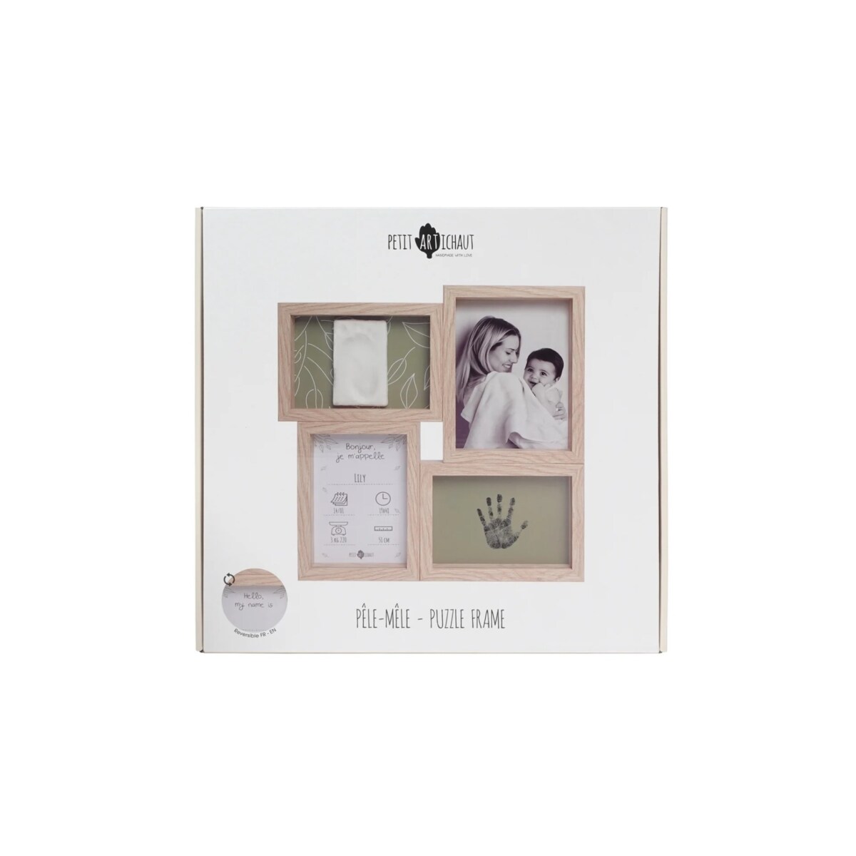 Ramka puzzle na odcisk i zdjęcie Petit Artichaut - Liście