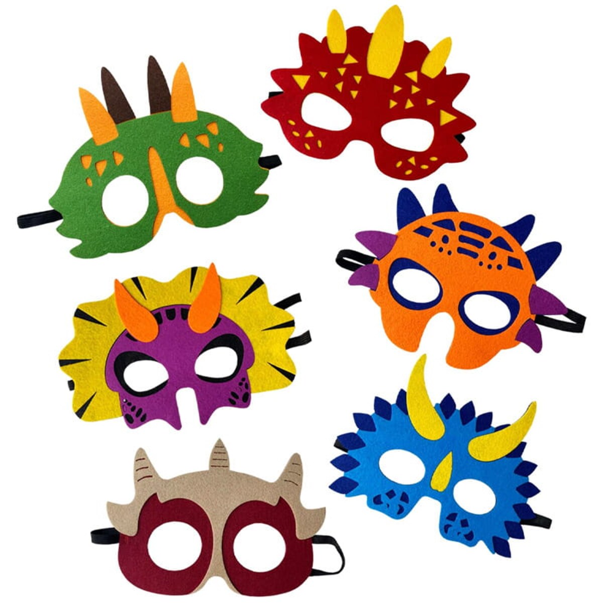 Świat dinozaurów - filcowy zestaw - 8 elementów