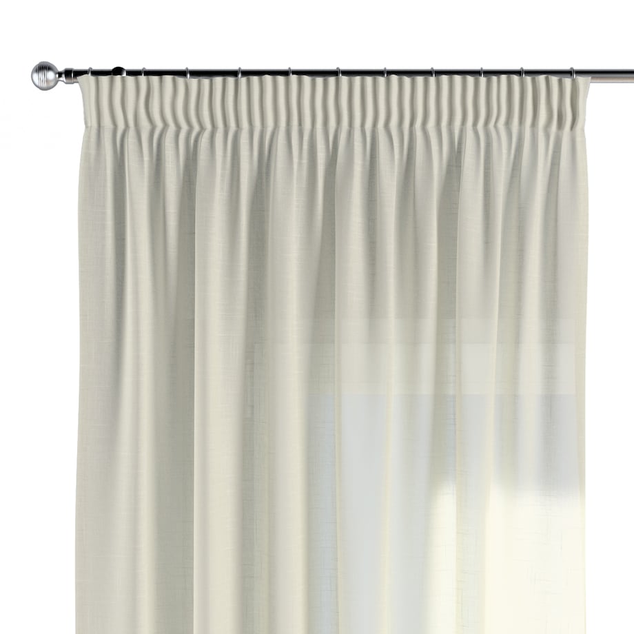 Zasłona na taśmie marszczącej 1 szt. 130x245 prześwitujący ecru