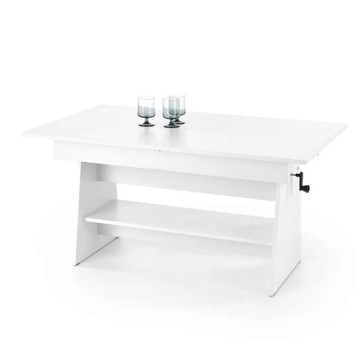 Ława rozkładana podnoszona ERIKA biała